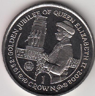 Beschrijving: 1 Crown  GOLDEN JUBILEE